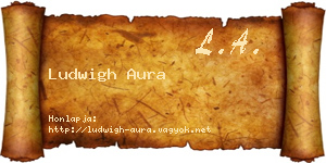 Ludwigh Aura névjegykártya