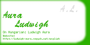 aura ludwigh business card